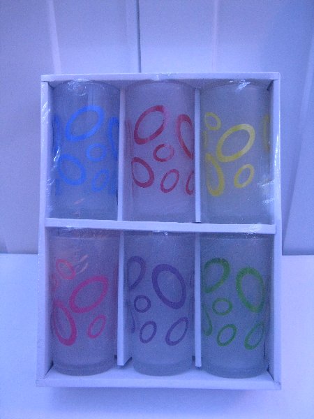Цветни матирани чаши